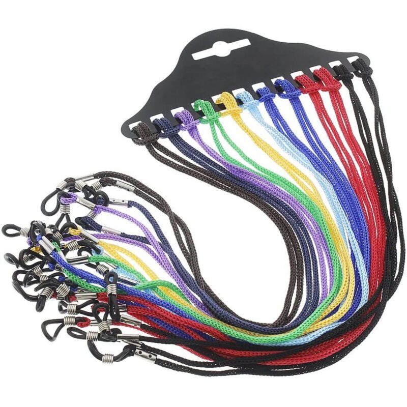 Colorful Led Lanyard String Strap With Colorful Silicone O Ring