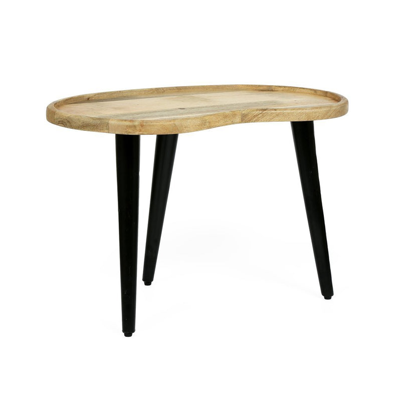 Handcrafted Modern Industrial Mango Wood Coffee Table - Plugsus Home Furniture