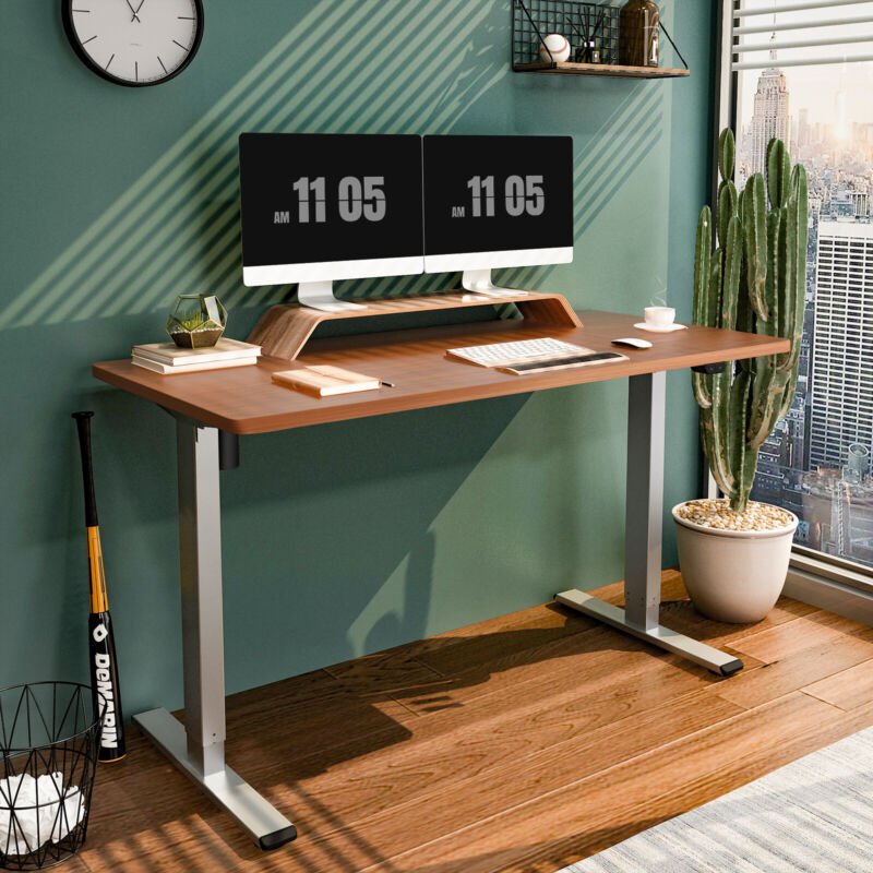 Office Ergonomic Home Height Adjustable Standing Desk - Plugsus Home Furniture