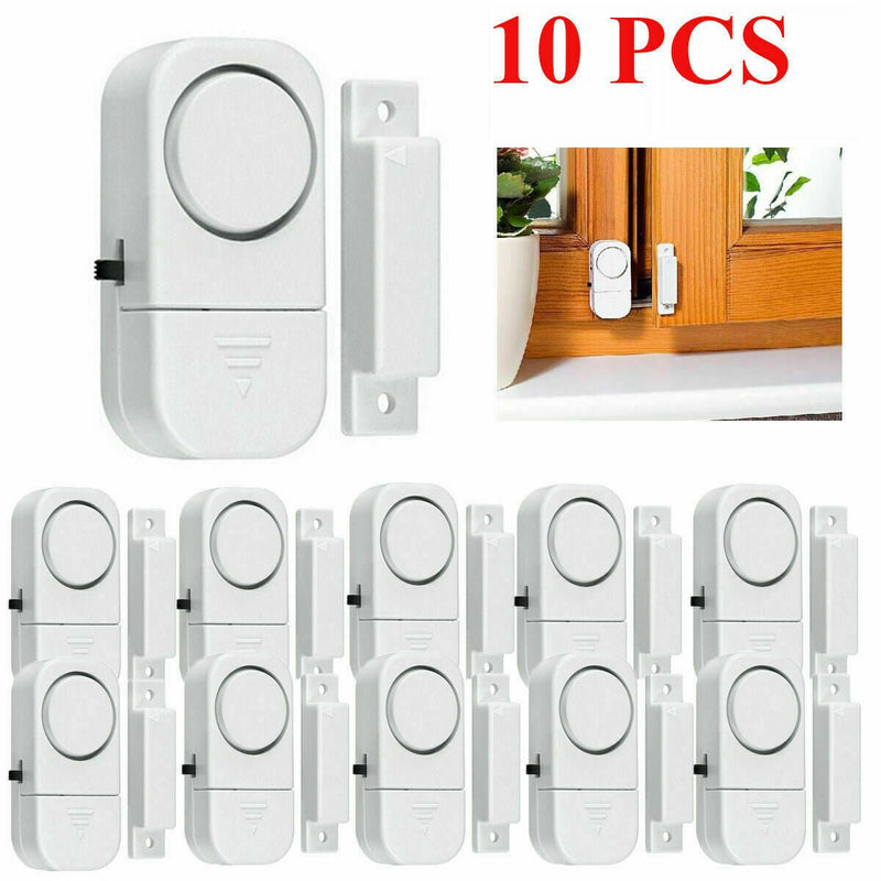 10PCS Wireless Home Window Door System Magnetic Sensor - Plugsus Home Furniture