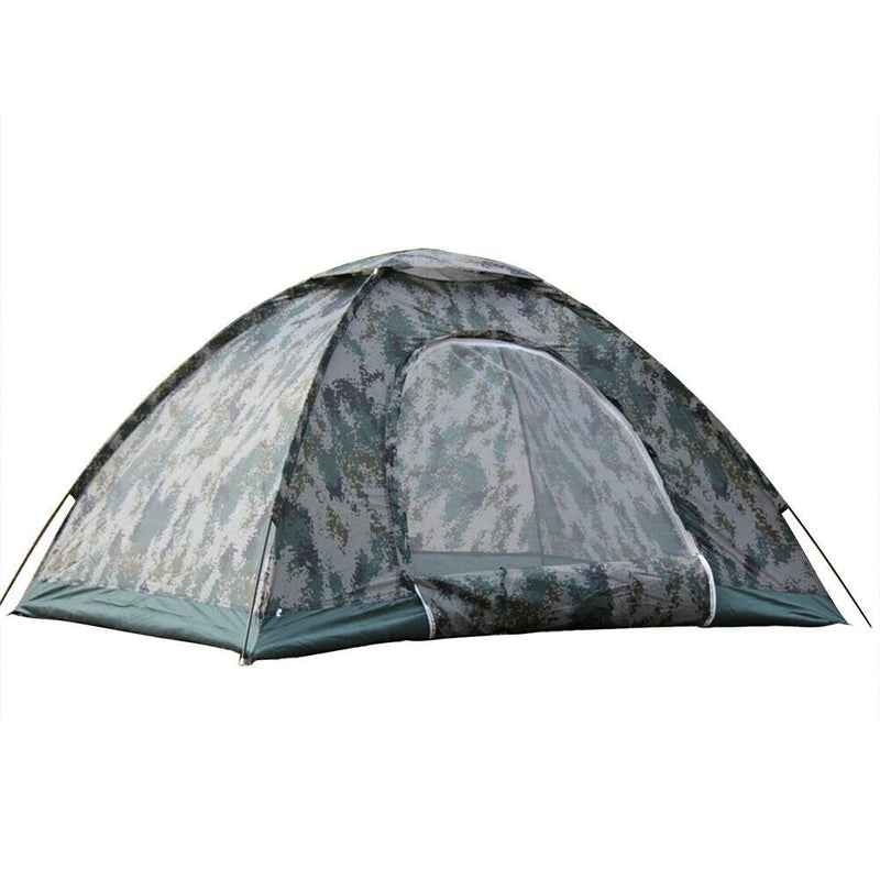 2-4 Person Waterproof Outdoor Camping 4 Season Folding Tent Camouflage Hiking - Plugsus Home Furniture