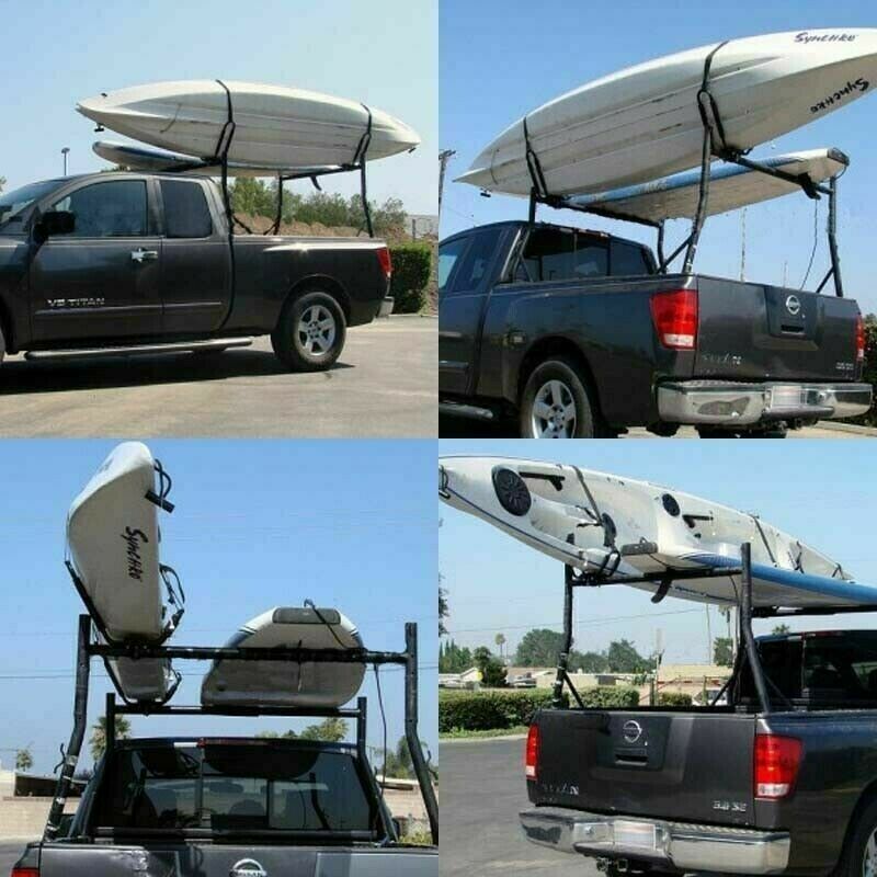 2 pairs Canoe Boat Kayak Roof Rack Car SUV Truck Top Mount Carrier J Cross Bar - Plugsus Home Furniture
