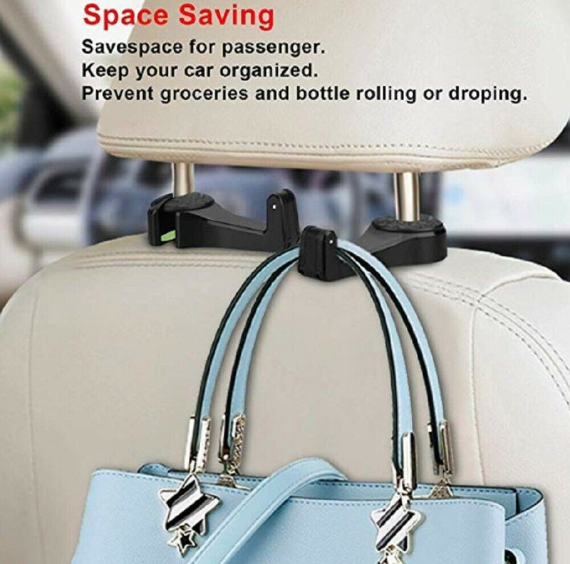 Amazon.com: Car Purse Hook, Purse Holder for Car Back Seat Hooks Car  Headrest Hook 2 in 1 Durable Leather Headrest Hooks for Car Purse Hook for  Car Seat Hooks for Purses and