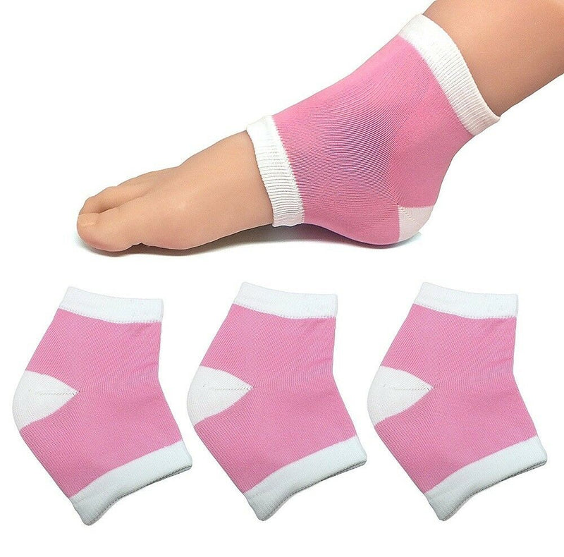 2Pairs Heel Socks for Dry Hard Cracked Skin Moisturizing Open Toe Recovery Socks - Plugsus Home Furniture