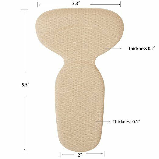 2Pairs High Heel Liner Grip Cushion Protector Foot Shoe Insole Pad Silicone Gel - Plugsus Home Furniture