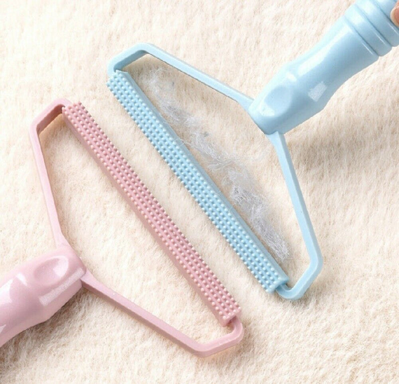 2Pcs Lint Remover Clothes Fuzz Fabric Shaver Removing Roller Brush Tool Portable - Plugsus Home Furniture
