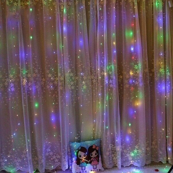 300LED Party Wedding Curtain Fairy Lights USB String Light Home w/Remote Control - Plugsus Home Furniture