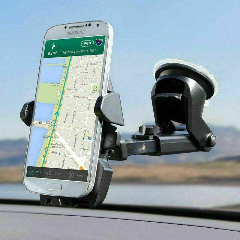 360° Car Windshield Mount Holder Stand For iPhone Samsung Mobile Cell Phone GPS - Plugsus Home Furniture