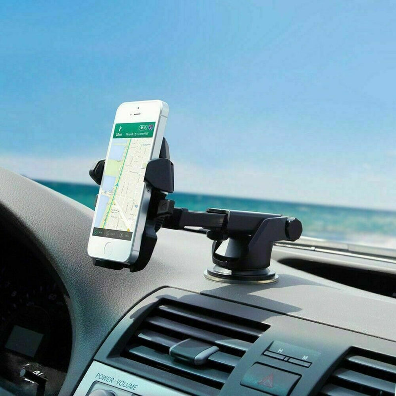 360° Car Windshield Mount Holder Stand For iPhone Samsung Mobile Cell Phone GPS - Plugsus Home Furniture
