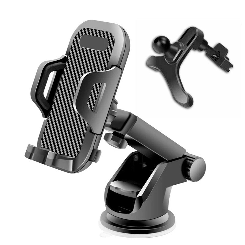 360° Universal Windshield Car Mount Holder Stand for Mobile Phones and GPS - Plugsus Home Furniture