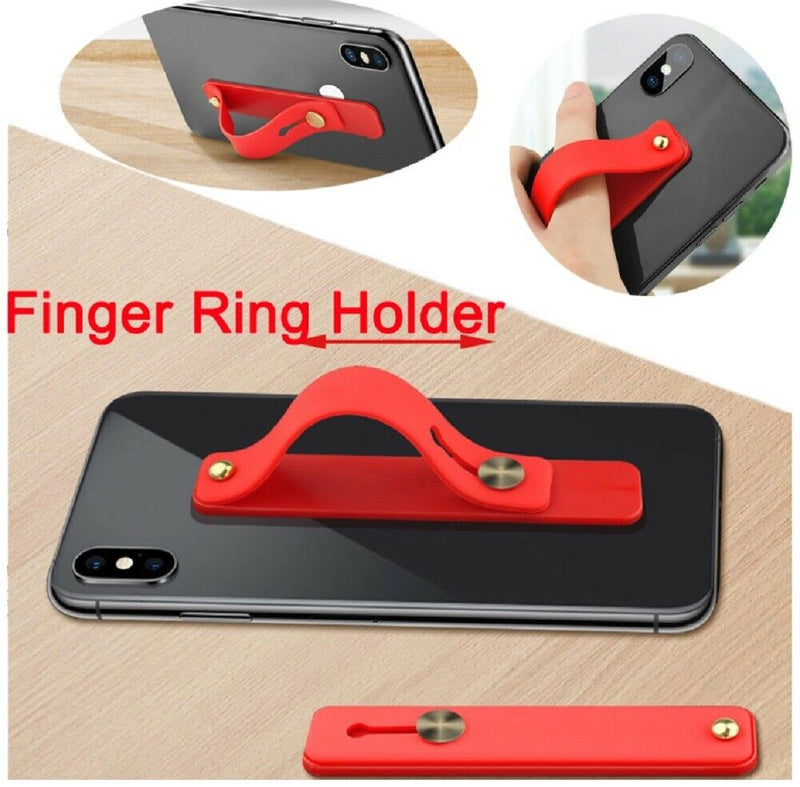4 Packs Self-adhesive Finger Grip Strap Phone Holder Kickstand for iPhone/iPad - Plugsus Home Furniture