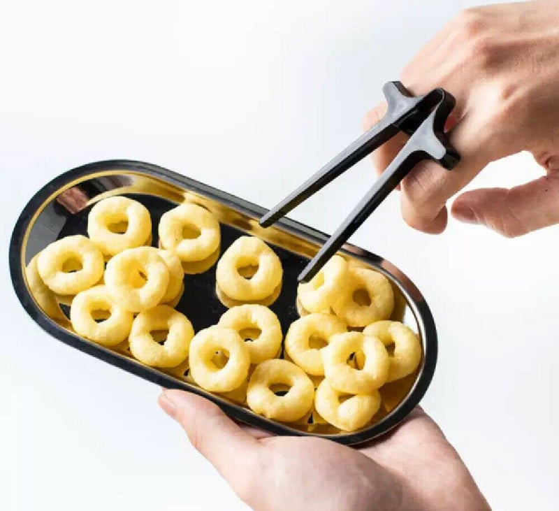 Potato Chip Clip Ergonomic Food Grasping Food Tweezers Snack Holder Plastic