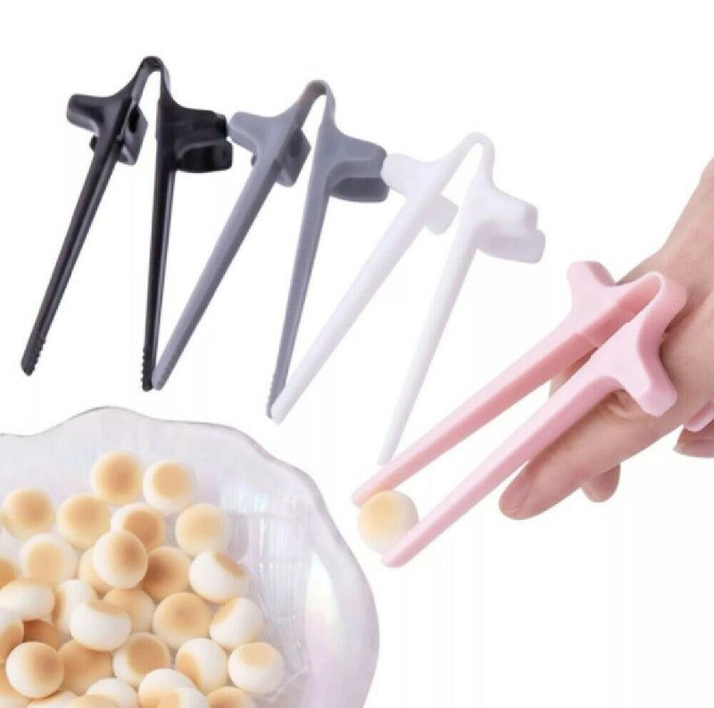 4 Pcs Finger Chopsticks for Gamers Plastic Snack Chopsticks Clip for Potato Chip - Plugsus Home Furniture