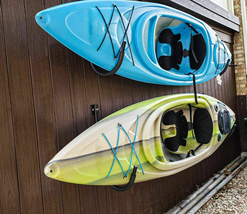 4 PCS Kayak Storage Wall Mount Hanger Rack for Canoe Paddle Kayak Hanging Hook - Plugsus Home Furniture
