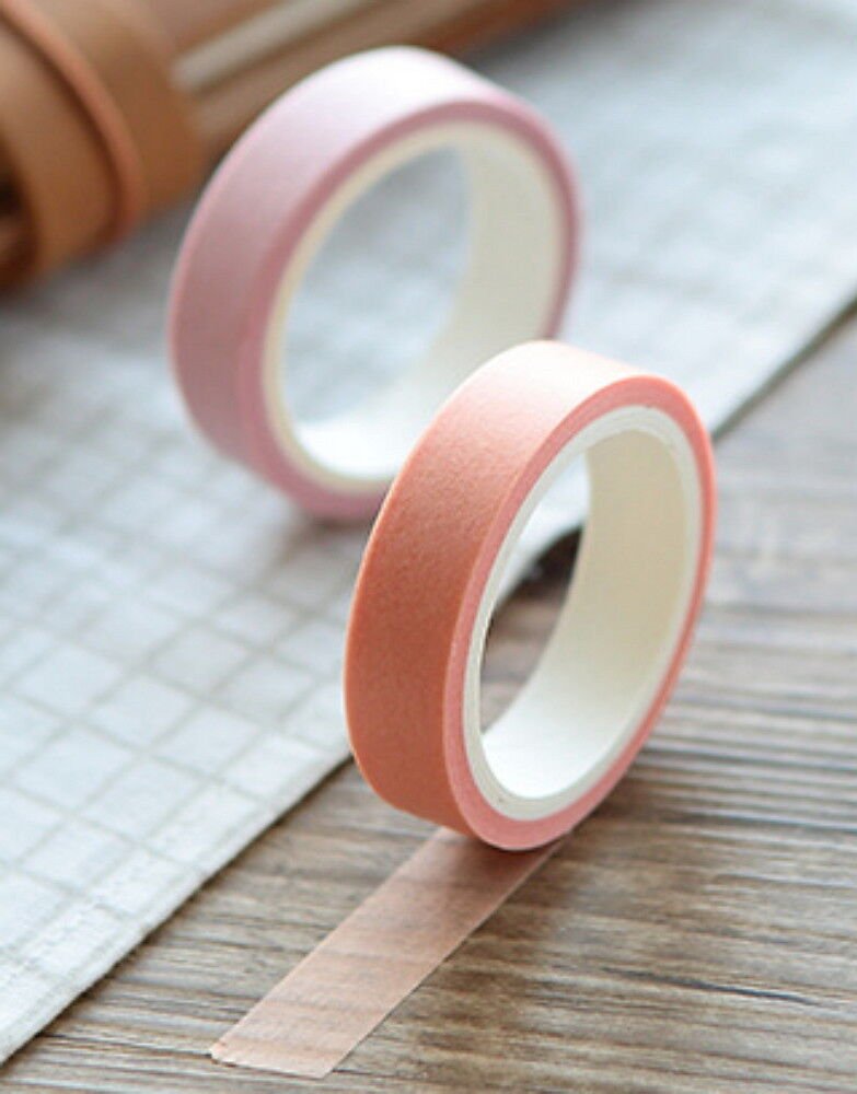 5 Writable Rolls Paper Washi Masking Tape Scrapbooking Masking Sticky Adhesive - Plugsus Home Furniture