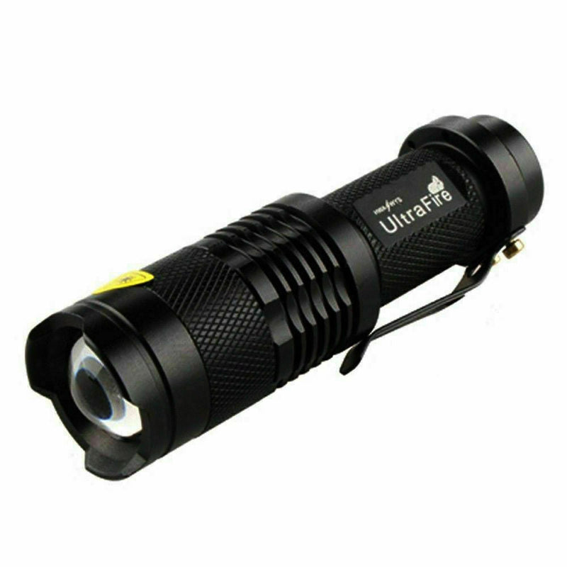 7W 1200LM 1Mode Mini Zoom In/Out Q5 LED 14500/AA Flashlight Torch Camping Light - Plugsus Home Furniture