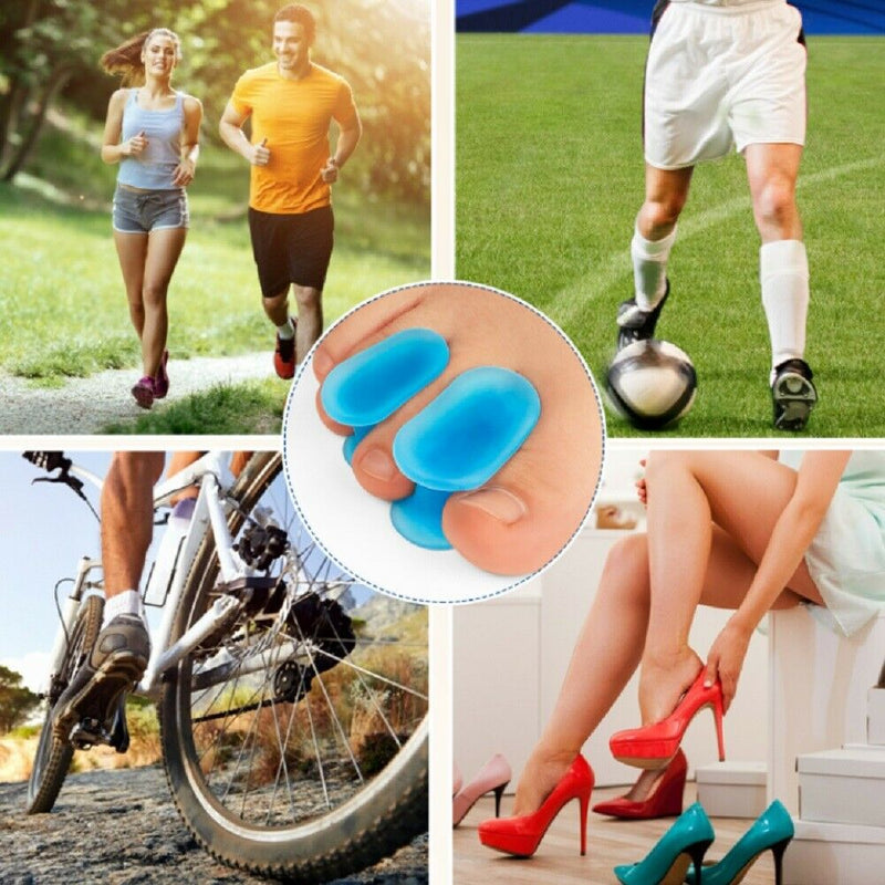 8 Pairs Silicone Gel Toe Separator Orthotics Bunion Toes Spacer Pain Reliever US - Plugsus Home Furniture