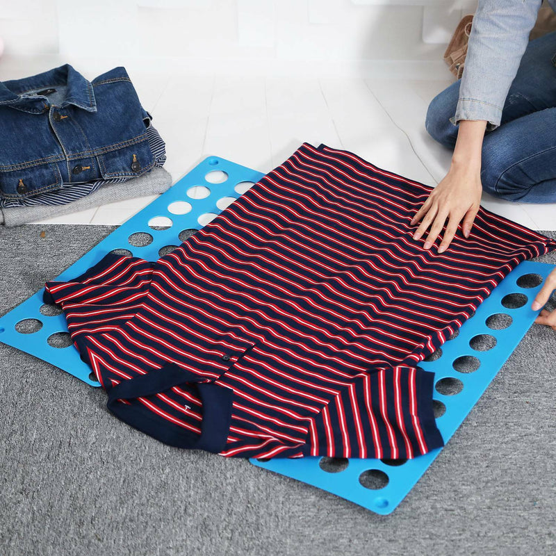 Adjustable T-Shirt Clothes Fast Folder Folding Board Laundry Organizer For Adult - Plugsus Home Furniture