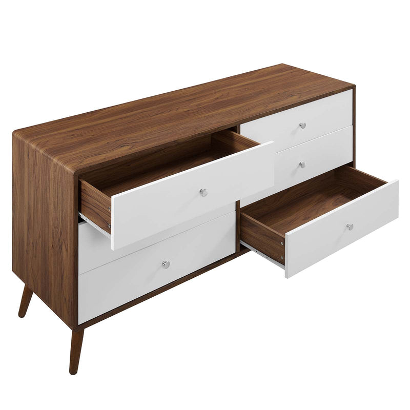 Amnit 6 Drawers Dresser 60" - Plugsus Home Furniture