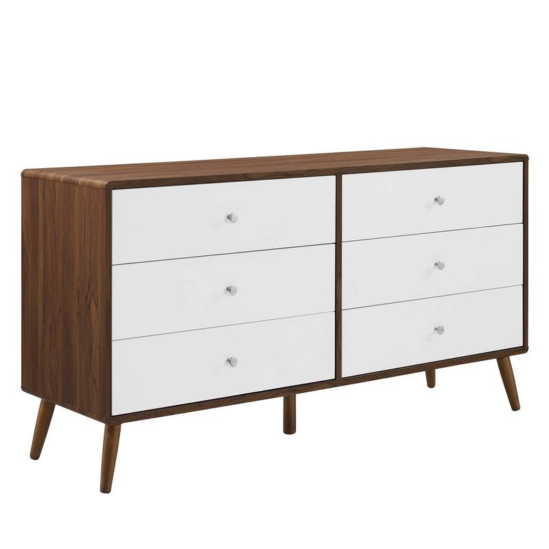 Amnit 6 Drawers Dresser 60" - Plugsus Home Furniture