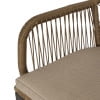 Ava's Stylish Light Brown and Beige Wicker Dining Chairs - Set of 2 - Plugsus Home Furniture