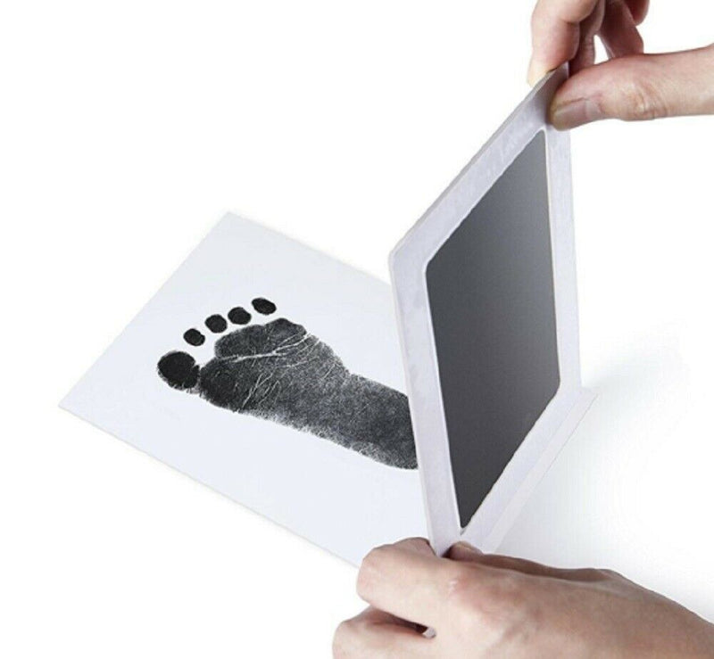 Baby's Touch Baby Safe Reusable Hand & Foot Print Ink Pads (Black)
