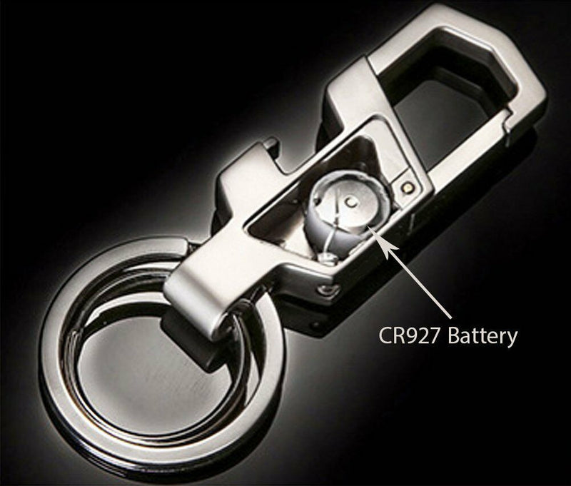 Bottle Opener Key Chain with LED Light 2 Zinc Alloy Key Rings for Men and Women - Plugsus Home Furniture