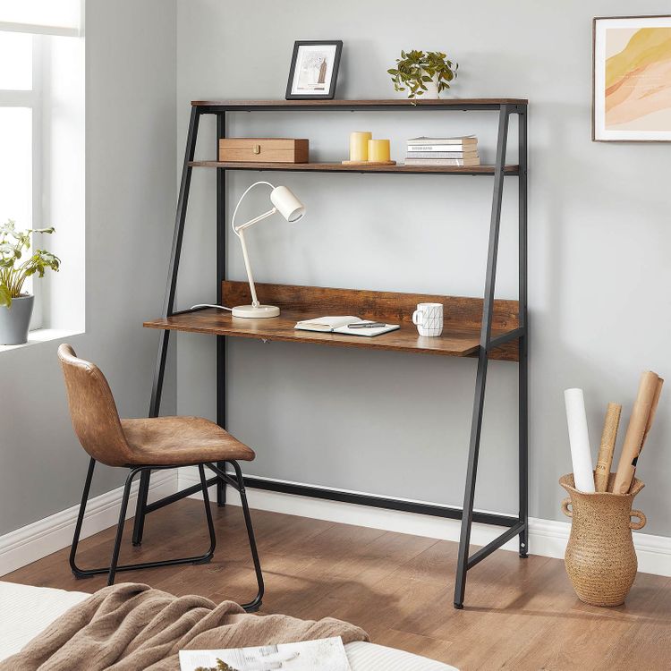 Cayna Computer Desk with Shelves - Plugsus Home Furniture