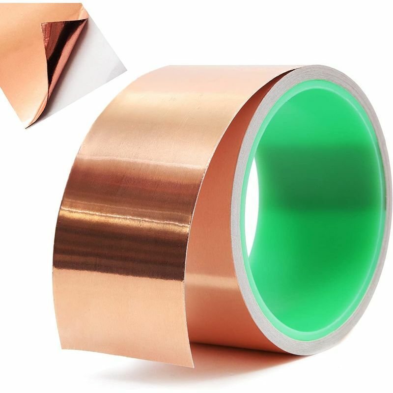 Copper Foil Tape with Conductive Adhesive for Electrical Repairs (2 in x 6 Yds) - Plugsus Home Furniture