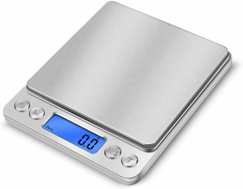 Digital Pocket Scale 1000g/0.1g, Small Digital Scales Grams and Ounces, Herb Scale, Jewelry Scale, Portable Travel Food Scale(Battery Included)