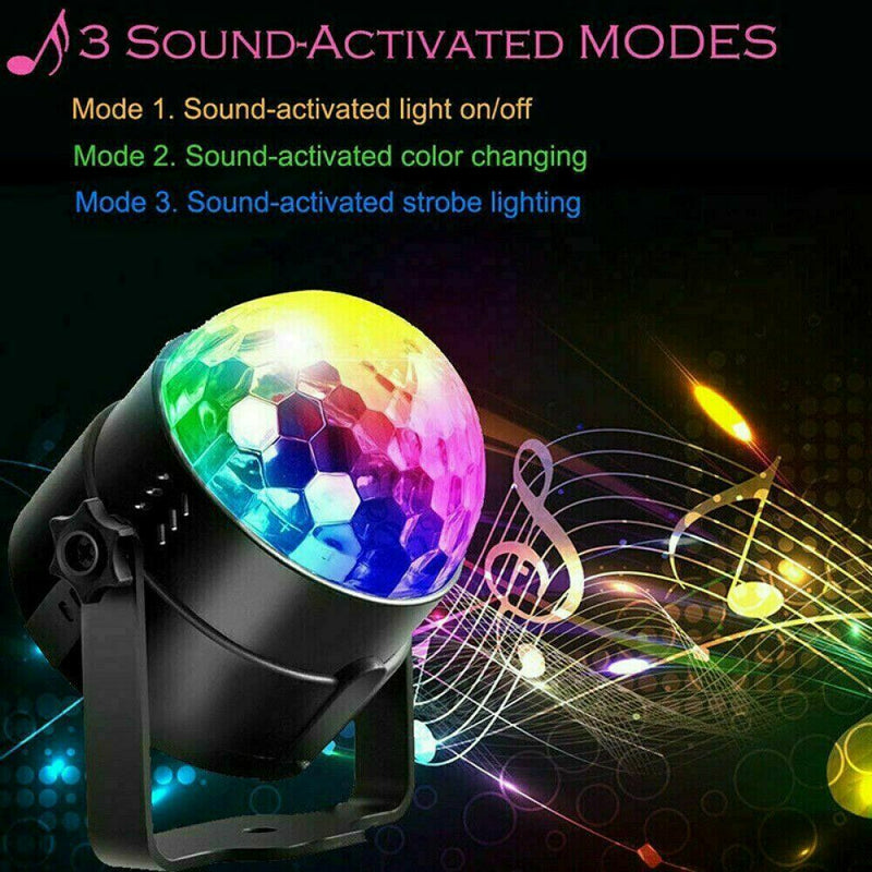Disco Party Lights Strobe Led Dj Ball Sound Activated Bulb Dance Lamp Decoration - Plugsus Home Furniture