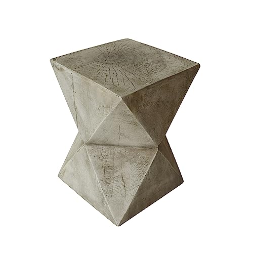Ella's Natural Light-Weight Concrete Accent Table - Plugsus Home Furniture