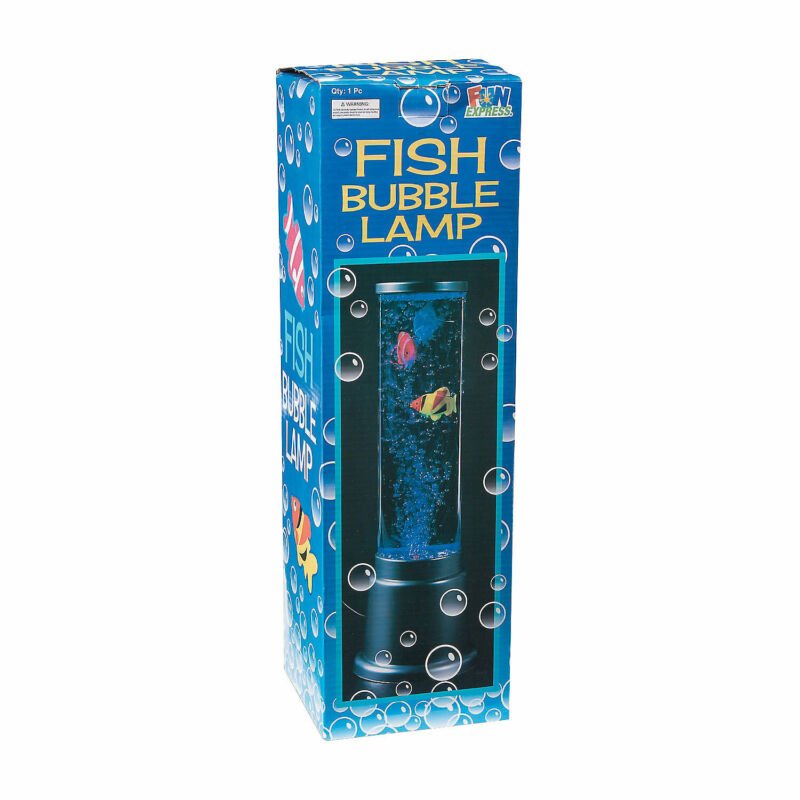 Fish Bubble Lamp, All Seasons, Home Decor, Home Accents, 1 Piece - Plugsus Home Furniture