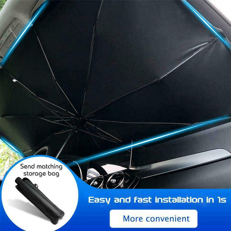 Foldable Car Windshield Sunshade Front Window Cover Visor Sun Shade Umbrella  US - Plugsus Home Furniture