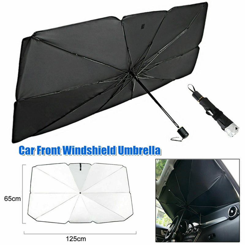 Foldable Car Windshield Sunshade Front Window Cover Visor Sun Shade Umbrella US - Plugsus Home Furniture