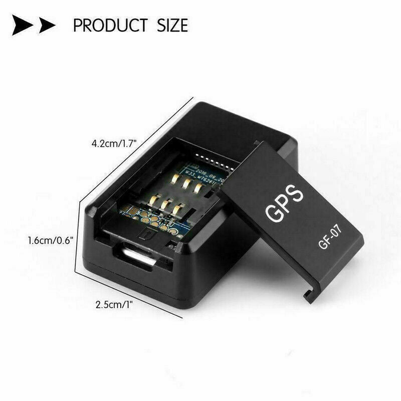 GF07 Mini Magnetic GPS Tracker - Real-time Vehicle Locator for Car and Truck - GSM GPRS, USA - Plugsus Home Furniture