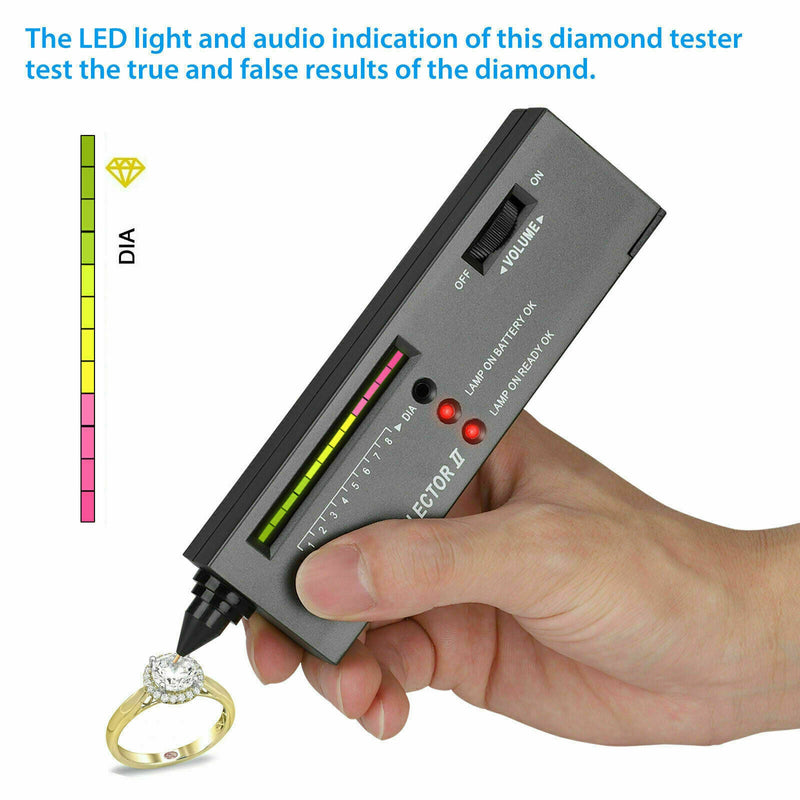 Diamond Tester Gemstone Testing Kit Digital Electronic Detect Calibration  Tool 