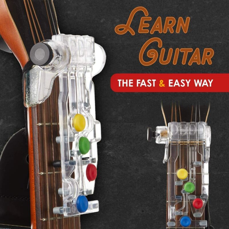 Guitar learning Tools Finger Trainer One-Key Chord Assist Practice Aid Learning - Plugsus Home Furniture