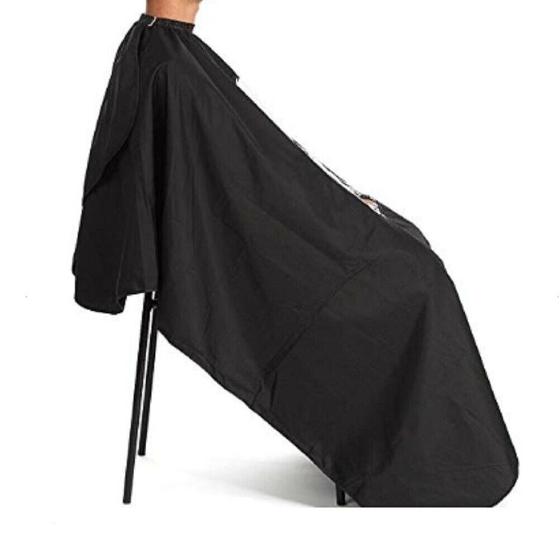 Hair Cutting Barber Cape with Window Phone Viewing Apron Stylist Gown US - Plugsus Home Furniture