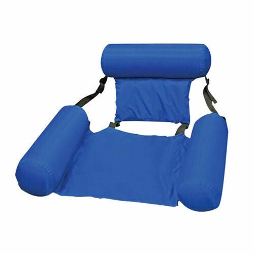 Inflatable Foldable Floating Bed Float Chair Beach Swimming Pool Raft Water Toy - Plugsus Home Furniture