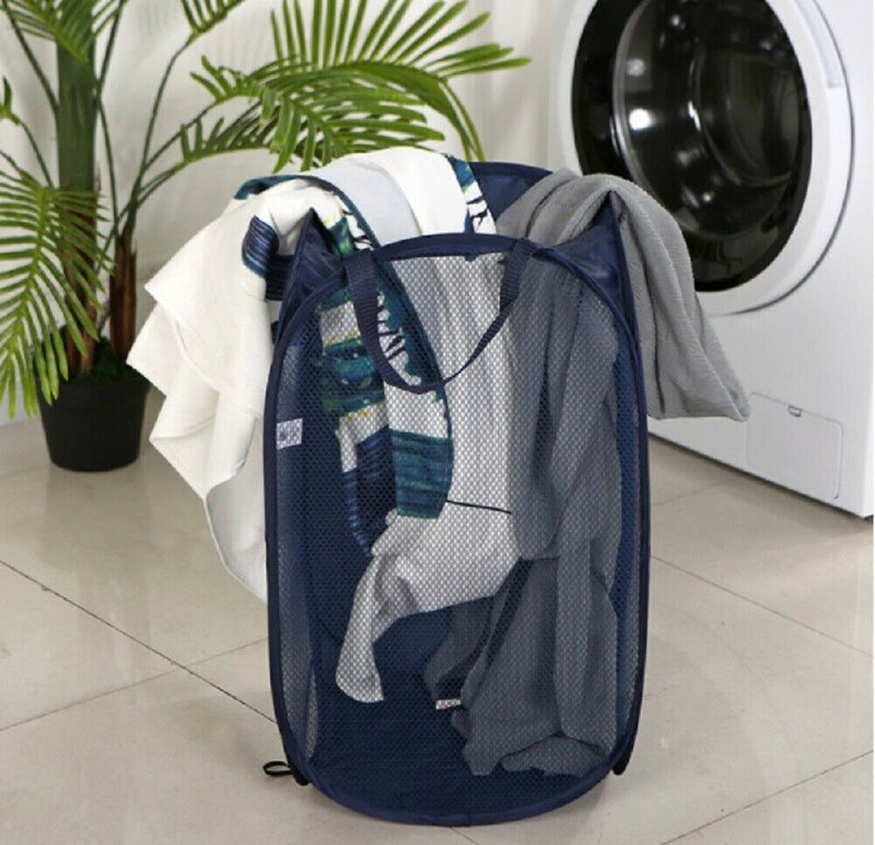 Amazon.com: WOWLIVE Extra Large Foldable Laundry Bag Durable Laundry Basket  Collapsible Laundry Hamper Backpack Laundry Liner Dirty Clothes Hamper  Standing Waterproof Hampers for Laundry Dorm Room (Gray) : Home & Kitchen