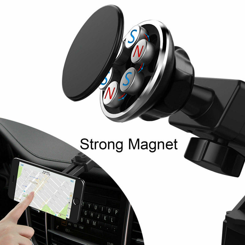 Magnetic Car Mount Holder Windshield Dashboard Suction Stand For Cell Phone GPS - Plugsus Home Furniture