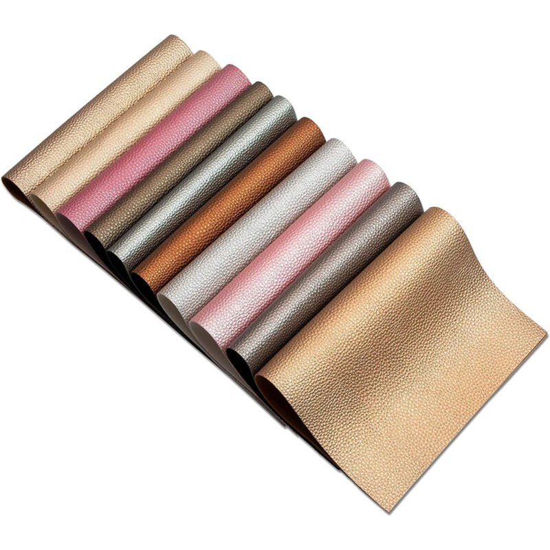 Metallic Faux Leather Sheets for DIY Jewelry Earrings,10 Colors (10 Pcs) - Plugsus Home Furniture