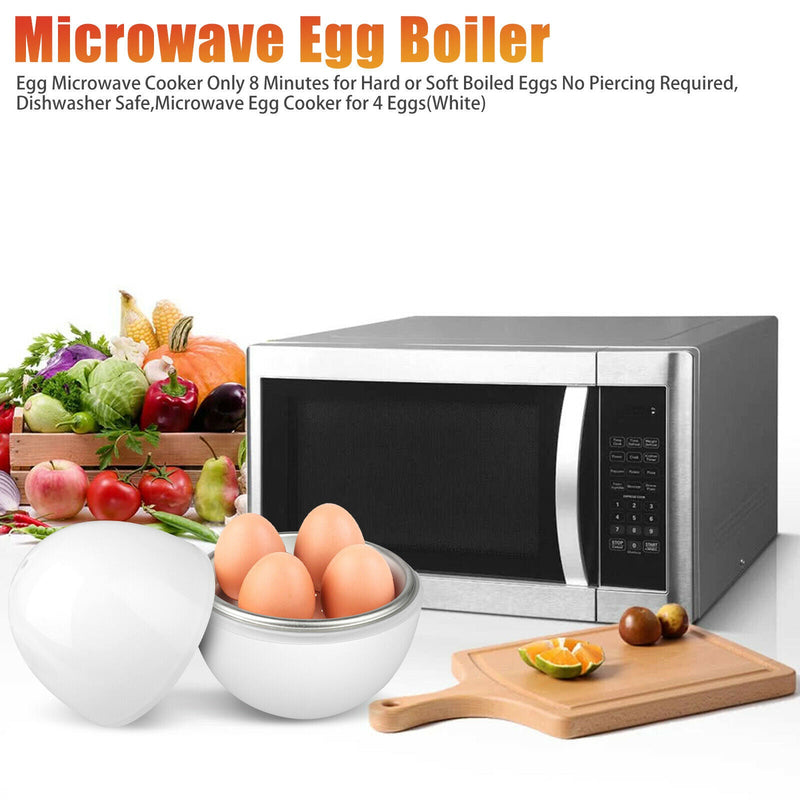 Egg Pod Microwave Egg Cooker Perfectly Cooks Eggs And Detaches The Shell  NEW