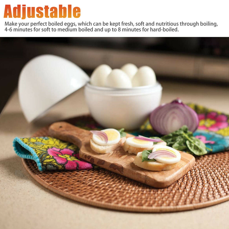 Microwave Egg Boiler Cooker Egg Pod Detaches the Shell Steamer Kitchen Cook Tool - Plugsus Home Furniture