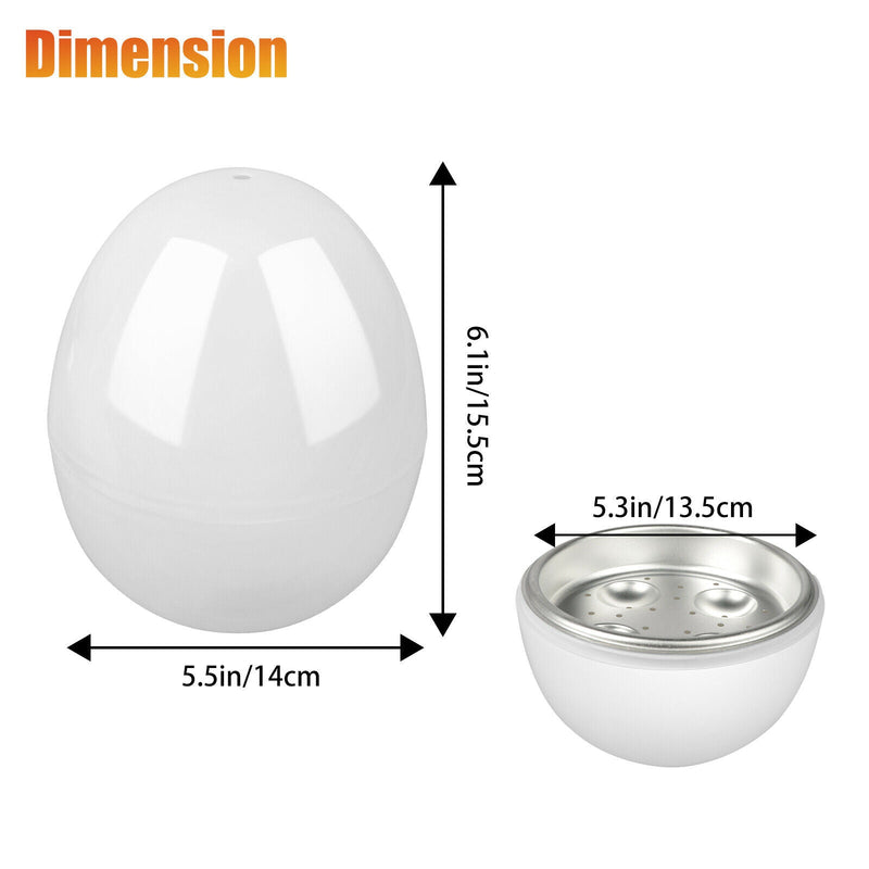 Egg+Pod+-+Microwave+Egg+Cooker+that+Perfectly+Cooks+Eggs+and+Detaches+the+Shell  for sale online