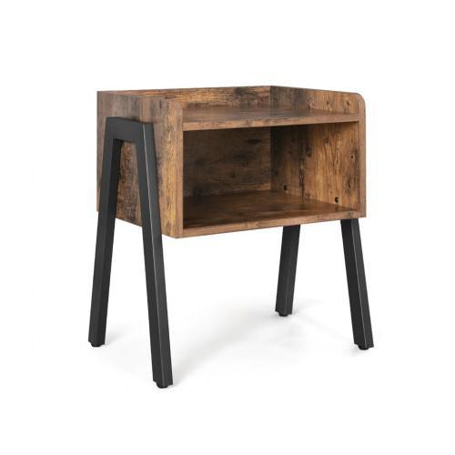 Modern Open Drawer Side Table - Plugsusa