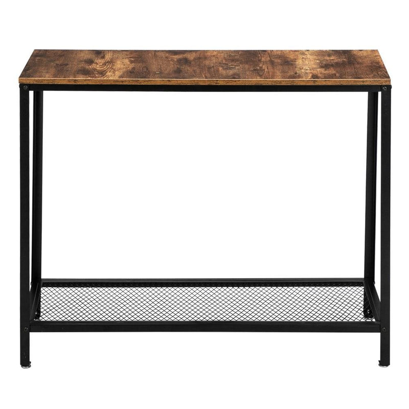 Modern Rustic Console Table, Entryway Table with Lower Storage - Plugsus Home Furniture