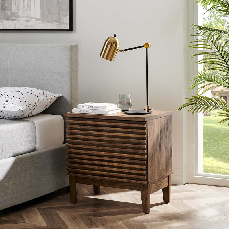Modernity 2-Drawers Nightstand - Plugsus Home Furniture