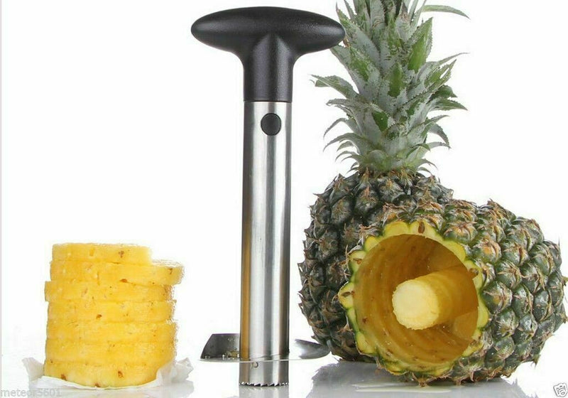 New Stainless Steel Fruit Pineapple Peeler Corer Slicer Kitchen Tool - Plugsus Home Furniture